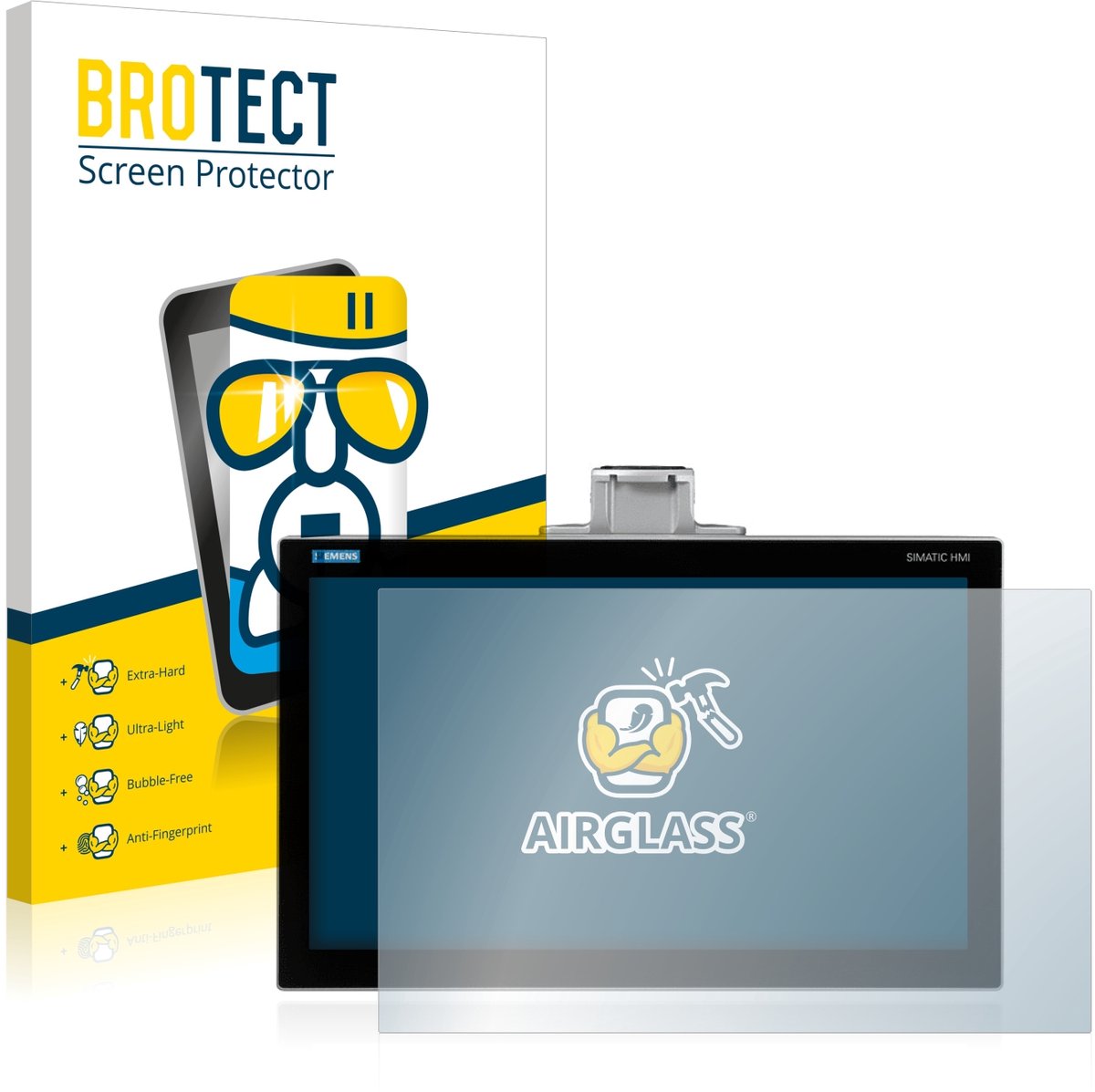 Screenprotector voor Siemens Simatic HMI TP1200 Comfort Pro Beschermglas transparant
