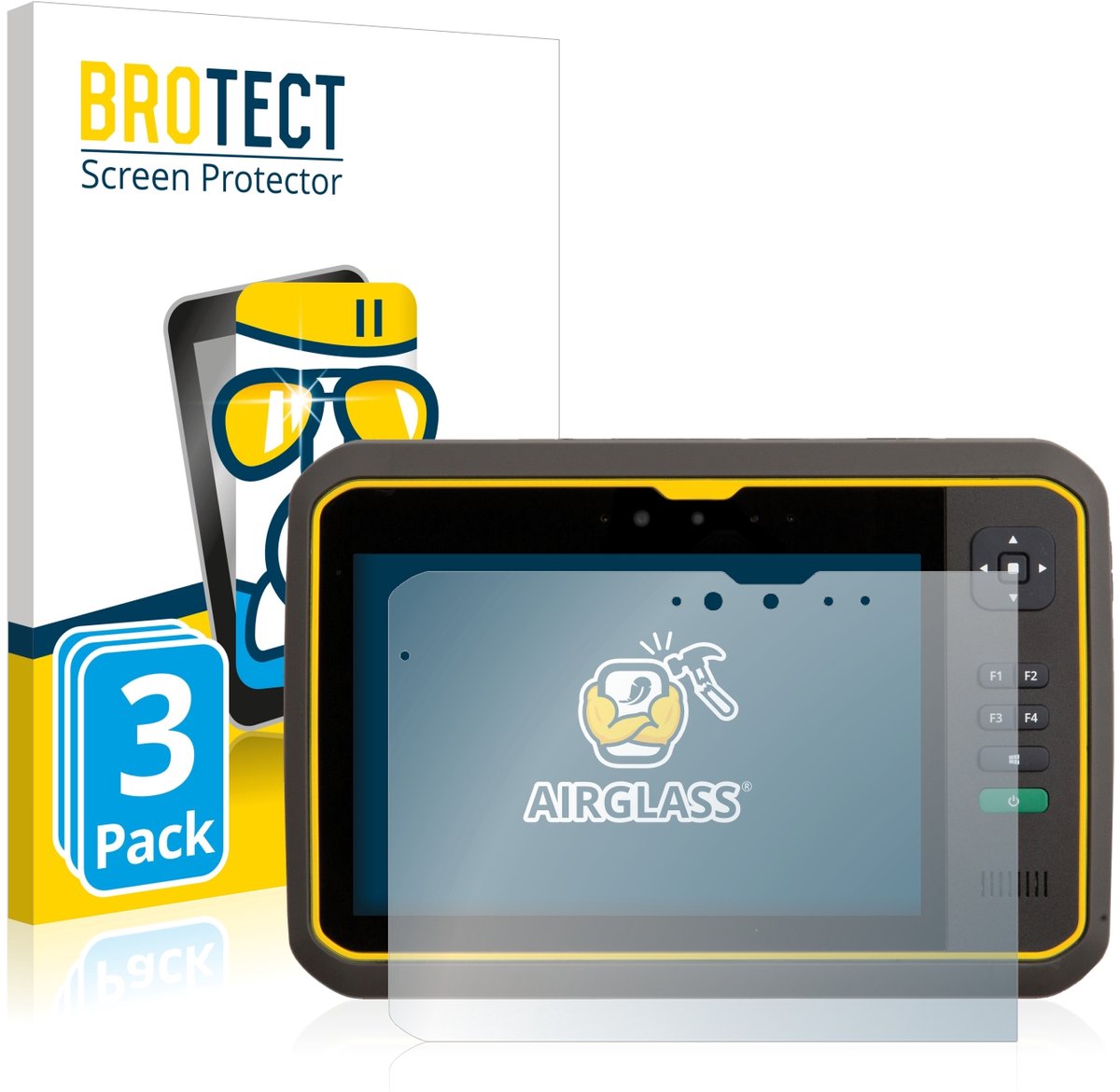 Screenprotector 3 Stuks voor Trimble T7 Beschermglas transparant