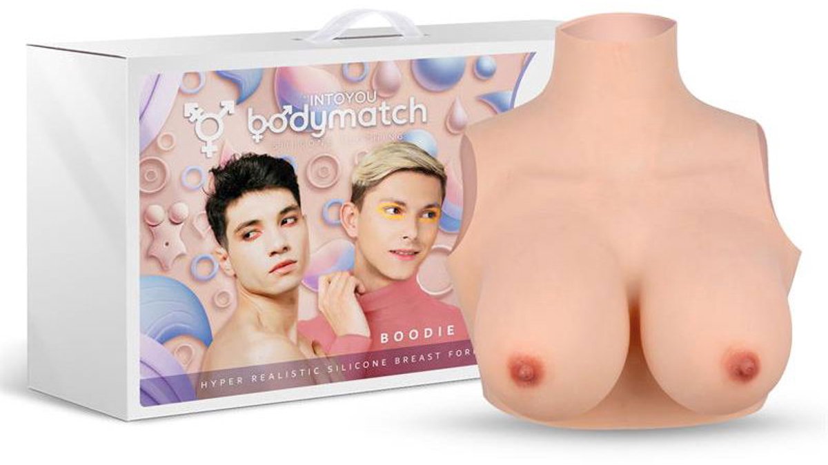Bodymatch - Boodie - Realistische Siliconen Borstprothese - Cup D