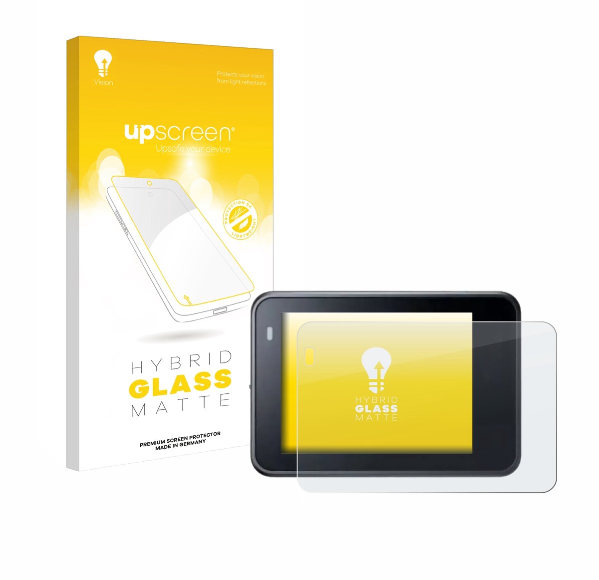 upscreen - Screenprotector voor Akaso Brave 8 - Folie Beschermfolie Beschermglas matte