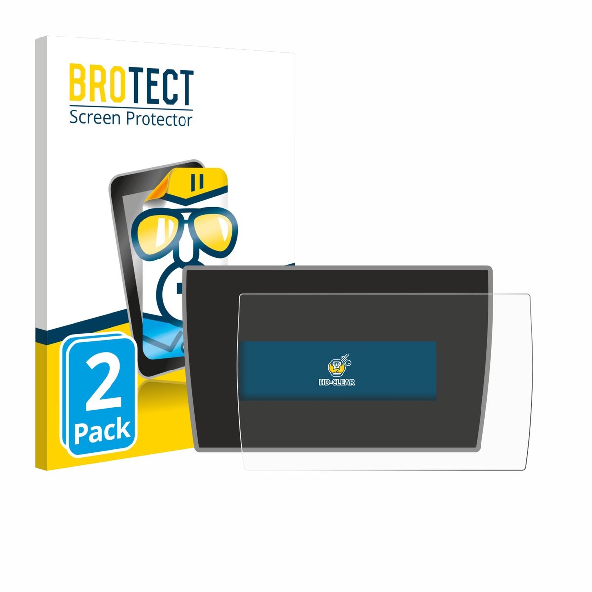 BROTECT - Screenprotector voor BMW i3 2019 - Folie Beschermfolie transparant 2 Stuks