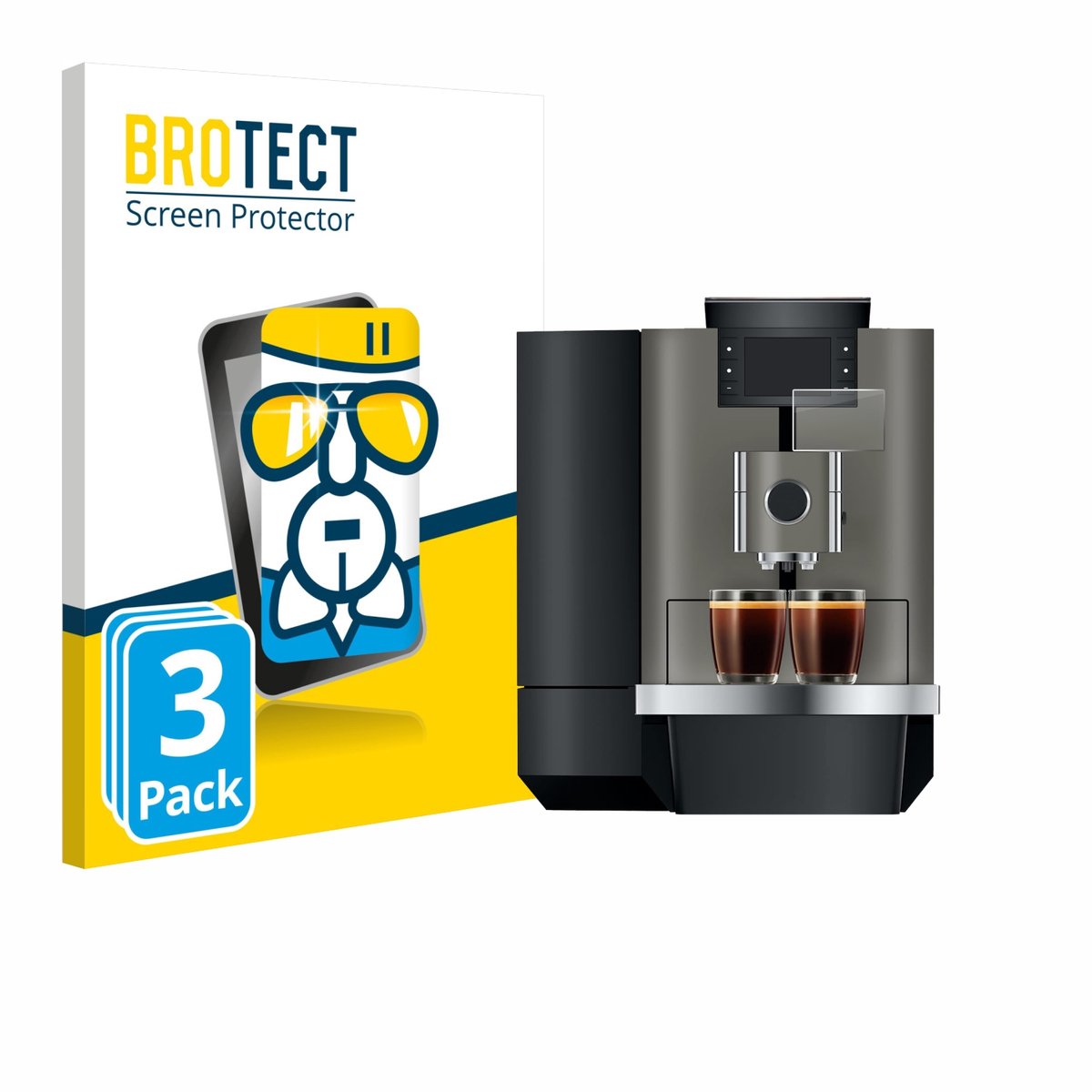 Screenprotector 3 Stuks voor Jura X10 Beschermglas transparant