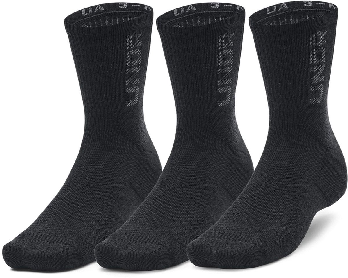 Under Armour 3-Maker Mid Crew Sokken Senior (3-pack)