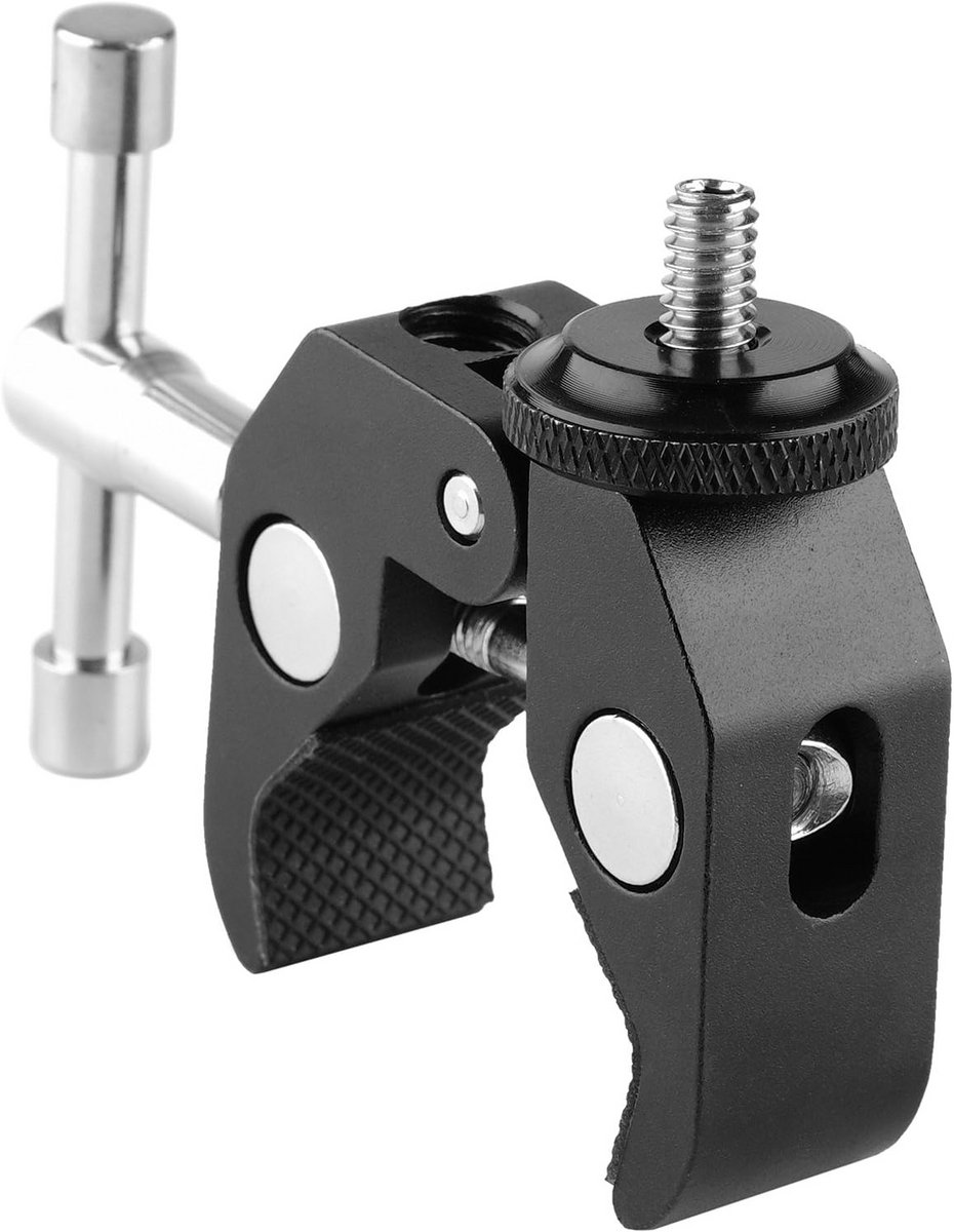 Universele Super Klem voor Camera en Verlichting met 1/4" Schroefadapter