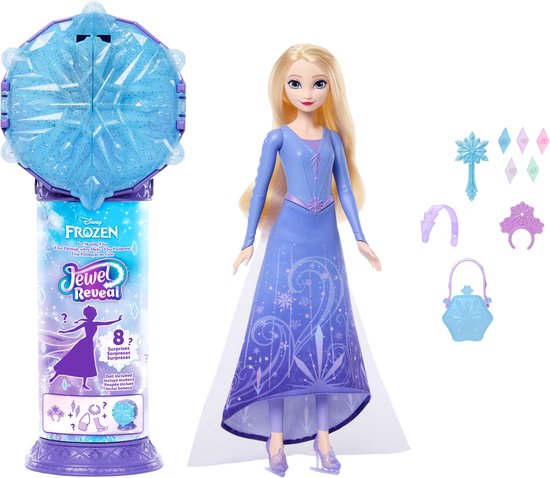 Disney Frozen Jewel reveal Schaatsende Elsa Modepop van Disney Frozen — afbeelding 4