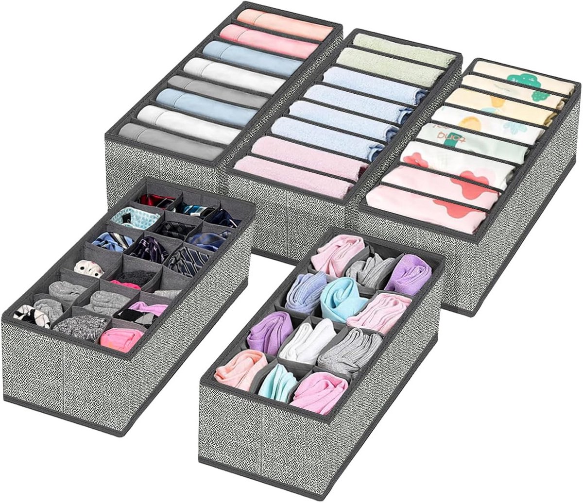 Opvouwbare Kledingkast Organizer Opbergdozen voor Garderobe