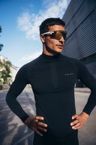 Chemise à col roulé chaude FALKE , à séchage rapide et manches longues, fonctionnelle, blanche - taille XXL