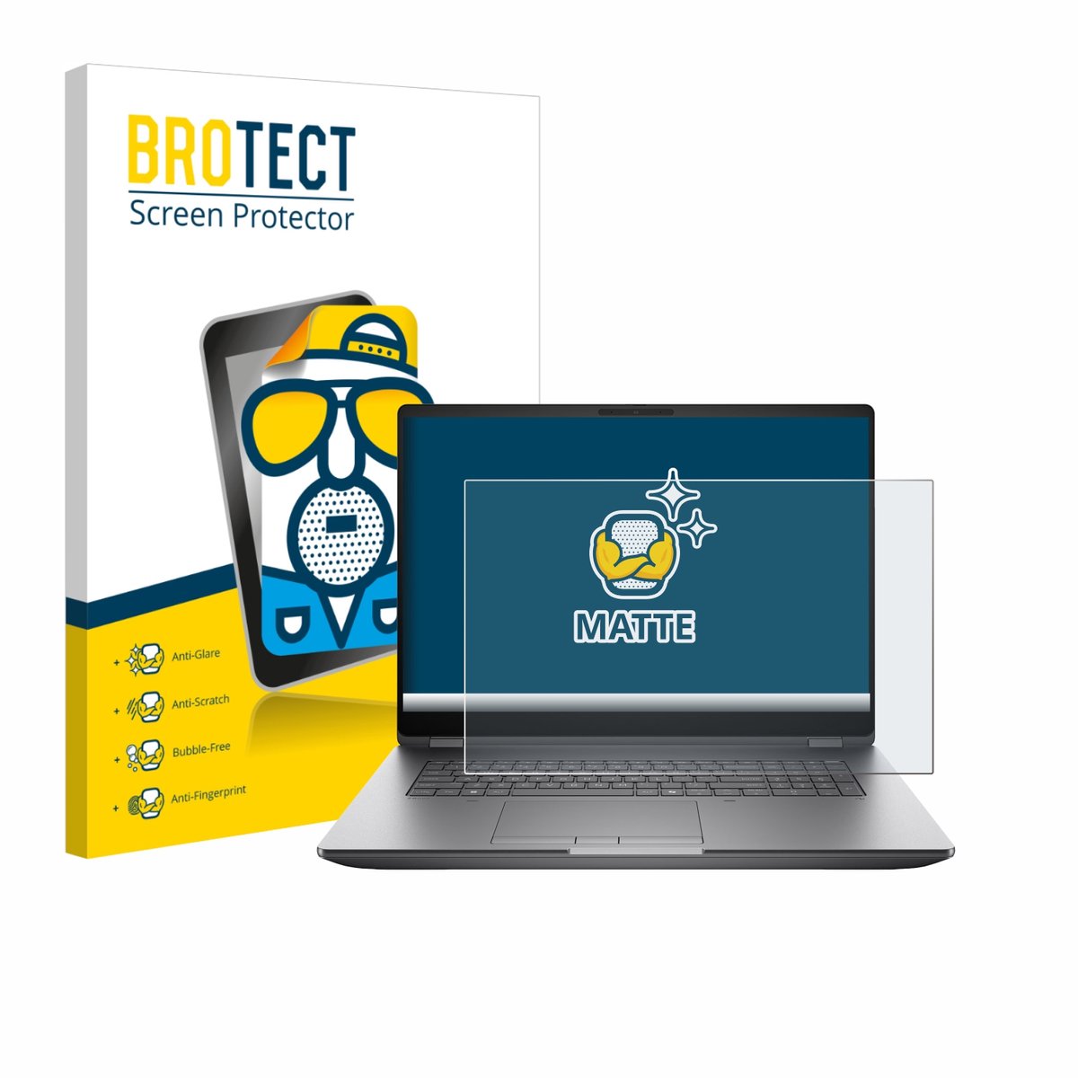 BROTECT - Screenprotector voor HP Zbook Fury G1i 18 - Folie Beschermfolie matte