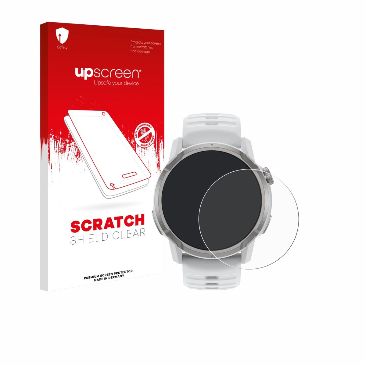 upscreen - Screenprotector voor Coros Apex 4 (46 mm) - Folie Beschermfolie transparant