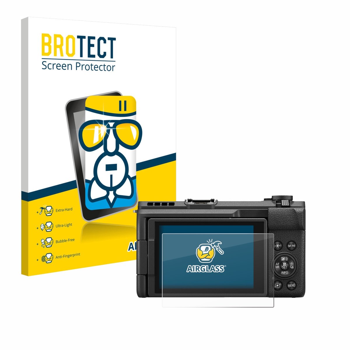 Screenprotector voor Canon PowerShot V1 Beschermglas transparant