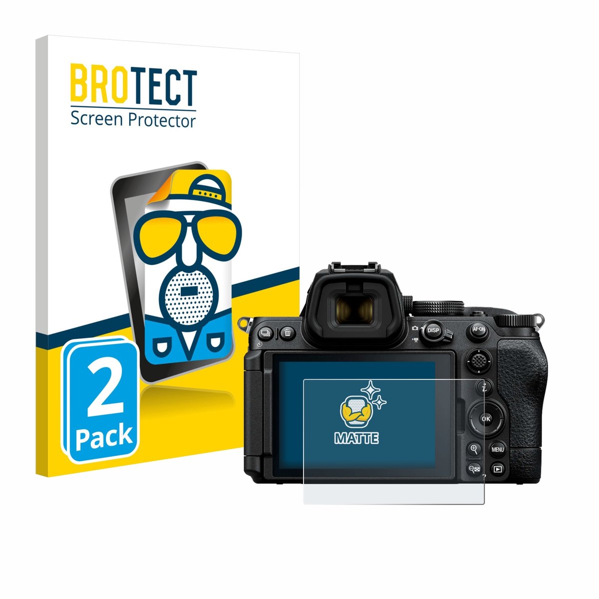 BROTECT - Screenprotector voor Nikon Z5 II - Folie Beschermfolie matte 2 Stuks
