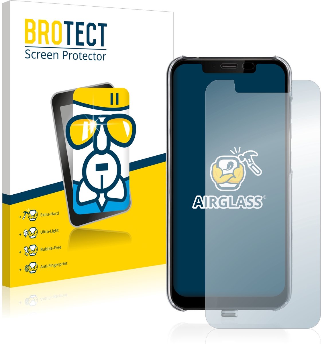 Screenprotector voor Gigaset GS195LS Beschermglas transparant
