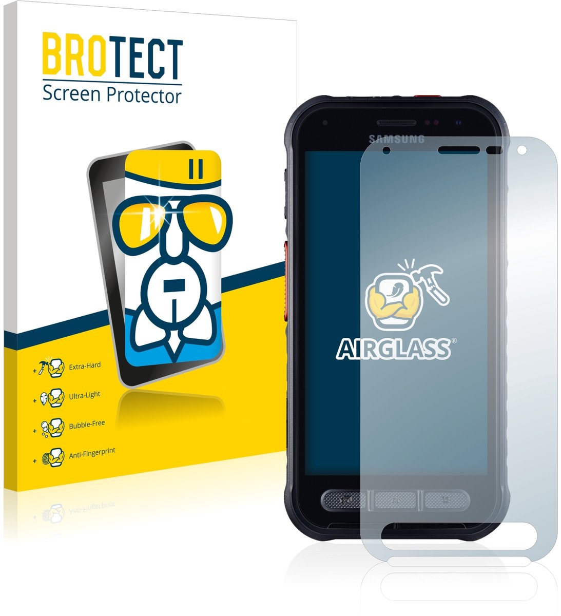 Screenprotector voor Samsung Galaxy XCover FieldPro Beschermglas transparant