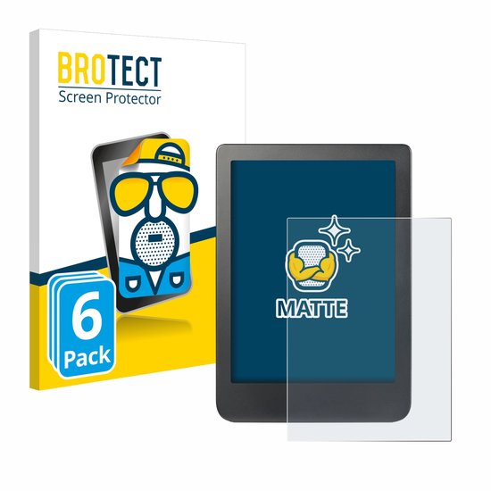 BROTECT - Film de protection d'écran mat pour Kobo Clara HD (6") / BW / Couleur (6 pièces)