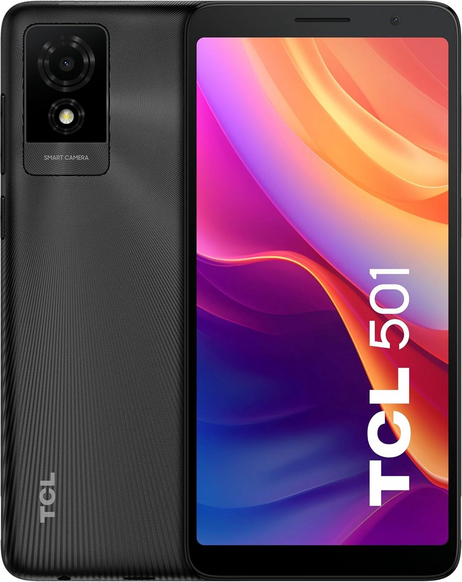 Betaalbare Android Smartphone met Dual SIM, 32GB Opslag en 6-inch Display - Zwart