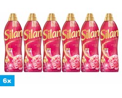 Silan Aromatherapy Sensual Rose Wasverzachter – 6 x 770 ml – 210 Wasbeurten – Langdurige Geur – Voordeelverpakking