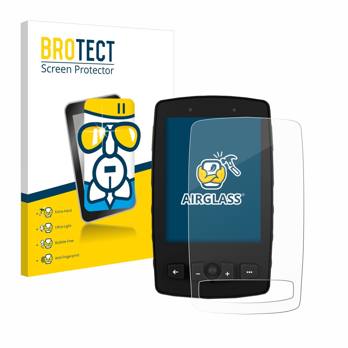 Screenprotector voor TwoNav Aventura 2 Plus Beschermglas transparant