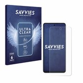 Savvies - Screenprotector voor Oppo A60 - Folie Beschermfolie transparant 6 Stuks
