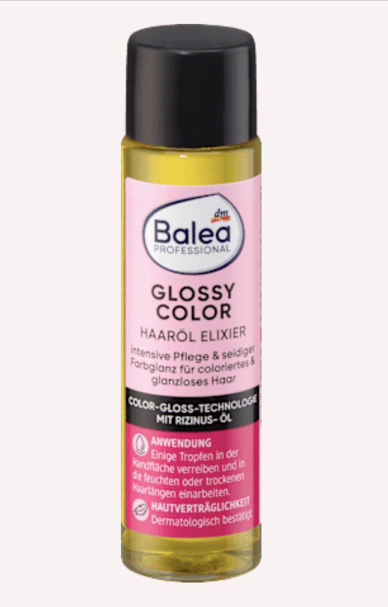 Balea PROFESSIONAL Haarolie Elixir Glossy Color, 20 ml