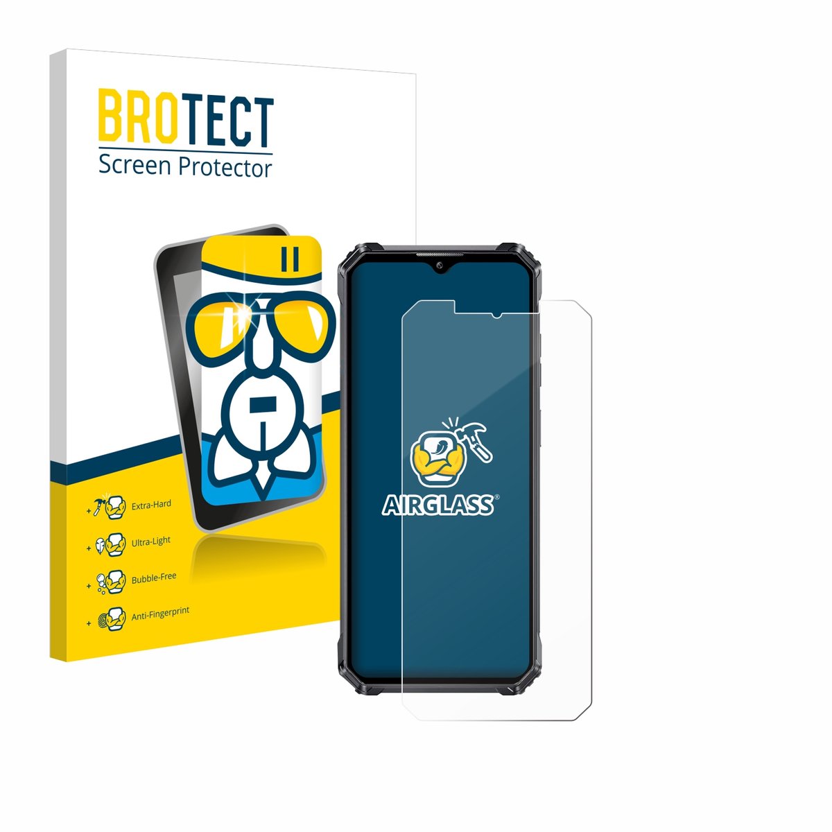 Screenprotector voor Oukitel WP28 S Beschermglas transparant