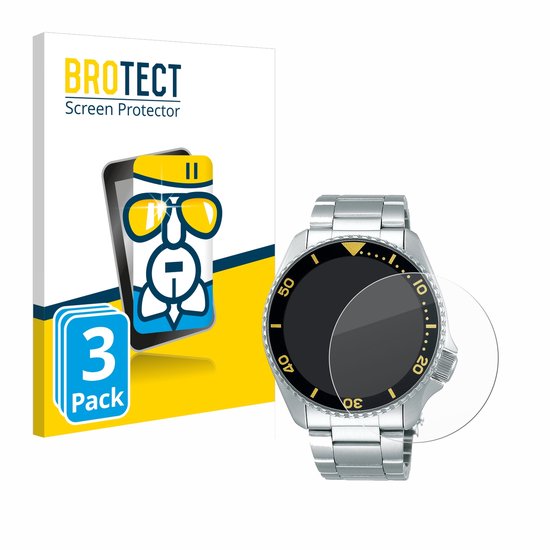 Screenprotector 3 Stuks voor Seiko 5 Sports SRPD59K1 Beschermglas transparant