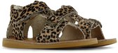 Shoesme Sandale Imprimé Léopard - Sandales Enfant - Filles - Leopardo - Poil de Poney - Taille 27