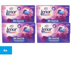 Lenor Color Wasmiddel Pods Amethyst Blütentraum – 4 x 38 Wasbeurten – 152 Pods – 3X Langdurige Frisheid – Voordeelverpakking
