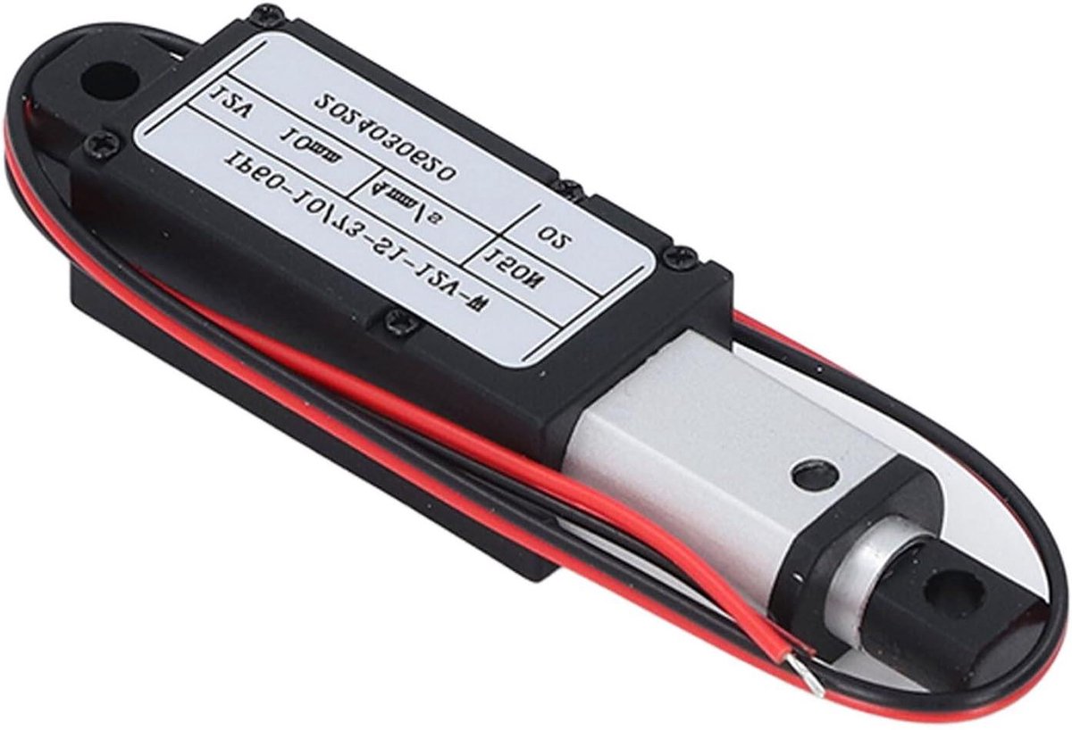 Allecto - Elektrische Lineaire Actuator - 12V DC - Mini - 10mm - Sterke kracht - Zwart - Automatisering - Geschikt voor diverse toepassingen - Compact formaat - Eenvoudige installatie - Duurzaamheid - Veelzijdigheid - Hoogwaardige kwaliteit