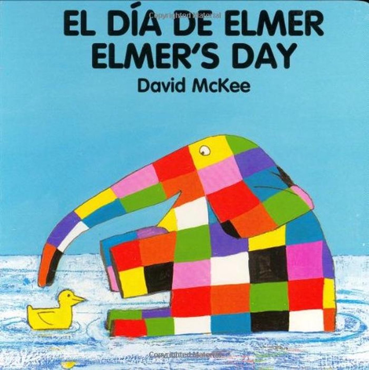 Elmer's Dag Leerzaam Kinderboek in Engels en Spaans