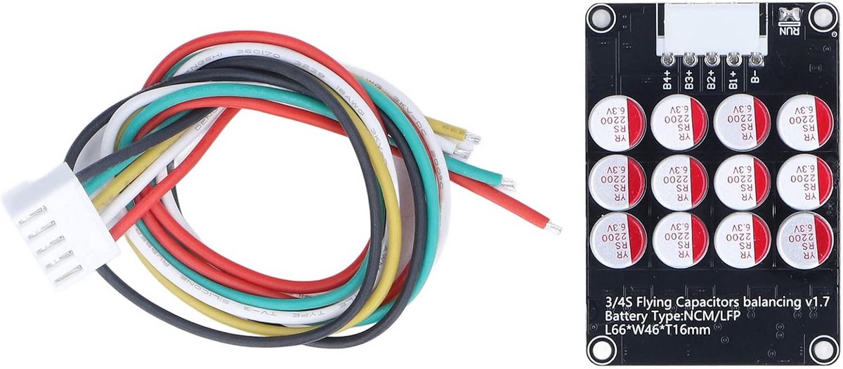 Actieve Batterij Equalizer Celbalancer 5A voor Li-Ion LFP LTO Accupakketten 4-6S