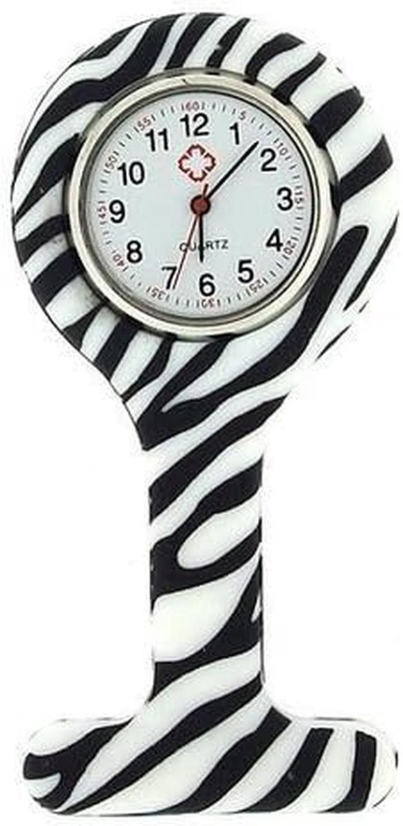 Verpleegkundigen Fob Horloge met Clip - Siliconen Brochehorloge voor Zorgprofessionals