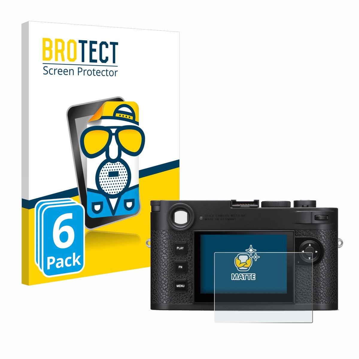 BROTECT - Screenprotector voor Leica M11 - Folie Beschermfolie matte 6 Stuks