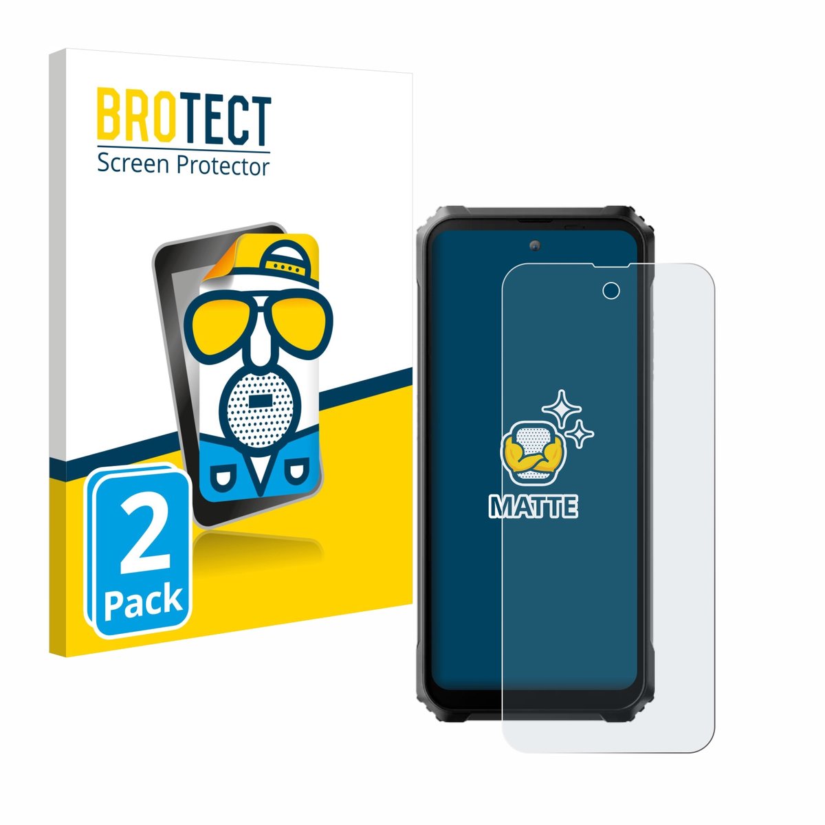 BROTECT - Screenprotector voor Blackview BL9000 Pro - Folie Beschermfolie matte 2 Stuks