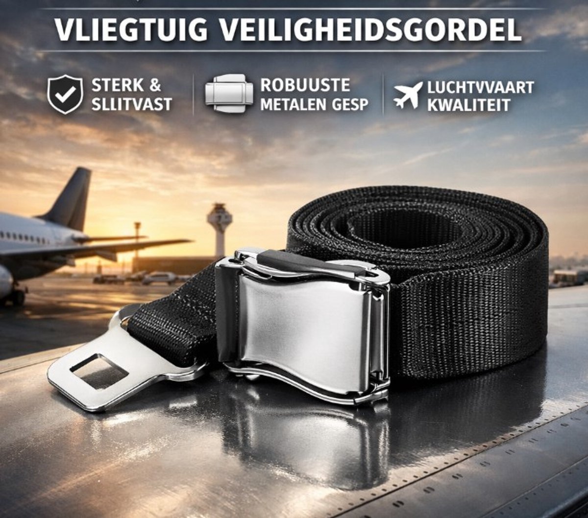 Gordelbaas - Universele luchtvaartvliegtuigstoel verlengde veiligheidsgordel