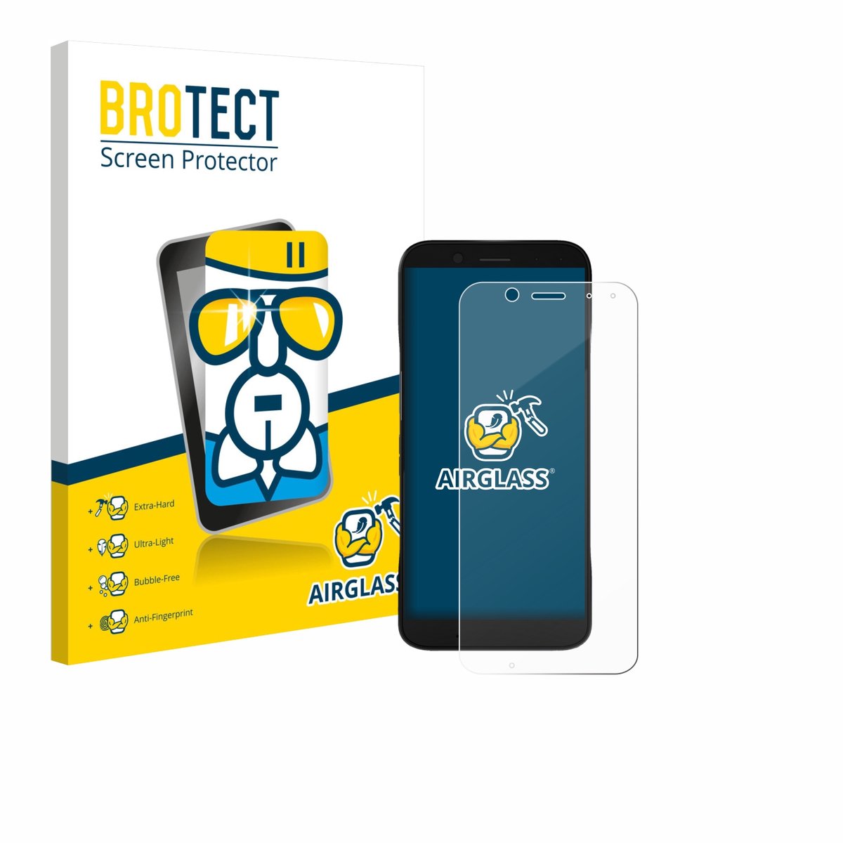 Screenprotector voor Datalogic Memor 17 HC Beschermglas transparant
