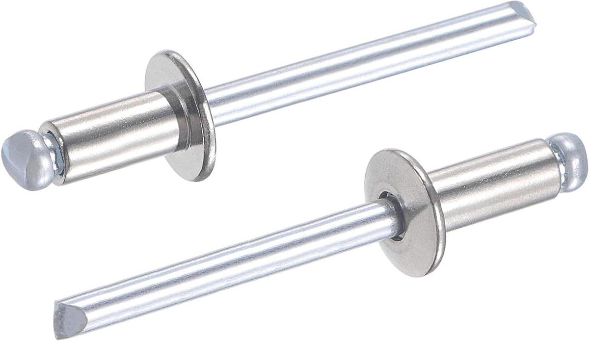 Allecto- Roestvrijstalen - 5 mm - Gesloten uiteinde - Popklinknagels - Metaal - Bouw - Machines - 25 stuks.