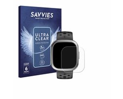 Savvies - Screenprotector voor YYKY Smartwatch 1.72" - Folie Beschermfolie transparant 6 Stuks