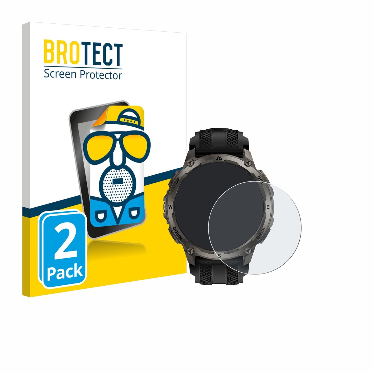 BROTECT - Screenprotector voor Kospet Tank T4 - Folie Beschermfolie matte 2 Stuks