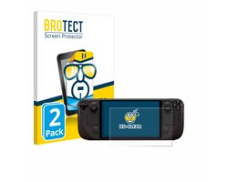 BROTECT - Screenprotector voor Valve Steam Deck OLED - Folie Beschermfolie transparant 2 Stuks