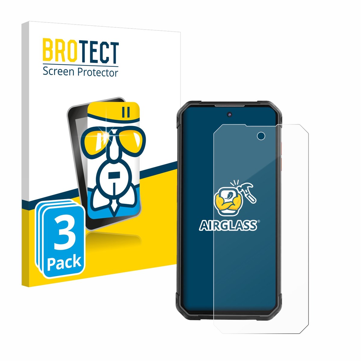 Screenprotector 3 Stuks voor iiiF150 B2 Pro Beschermglas transparant