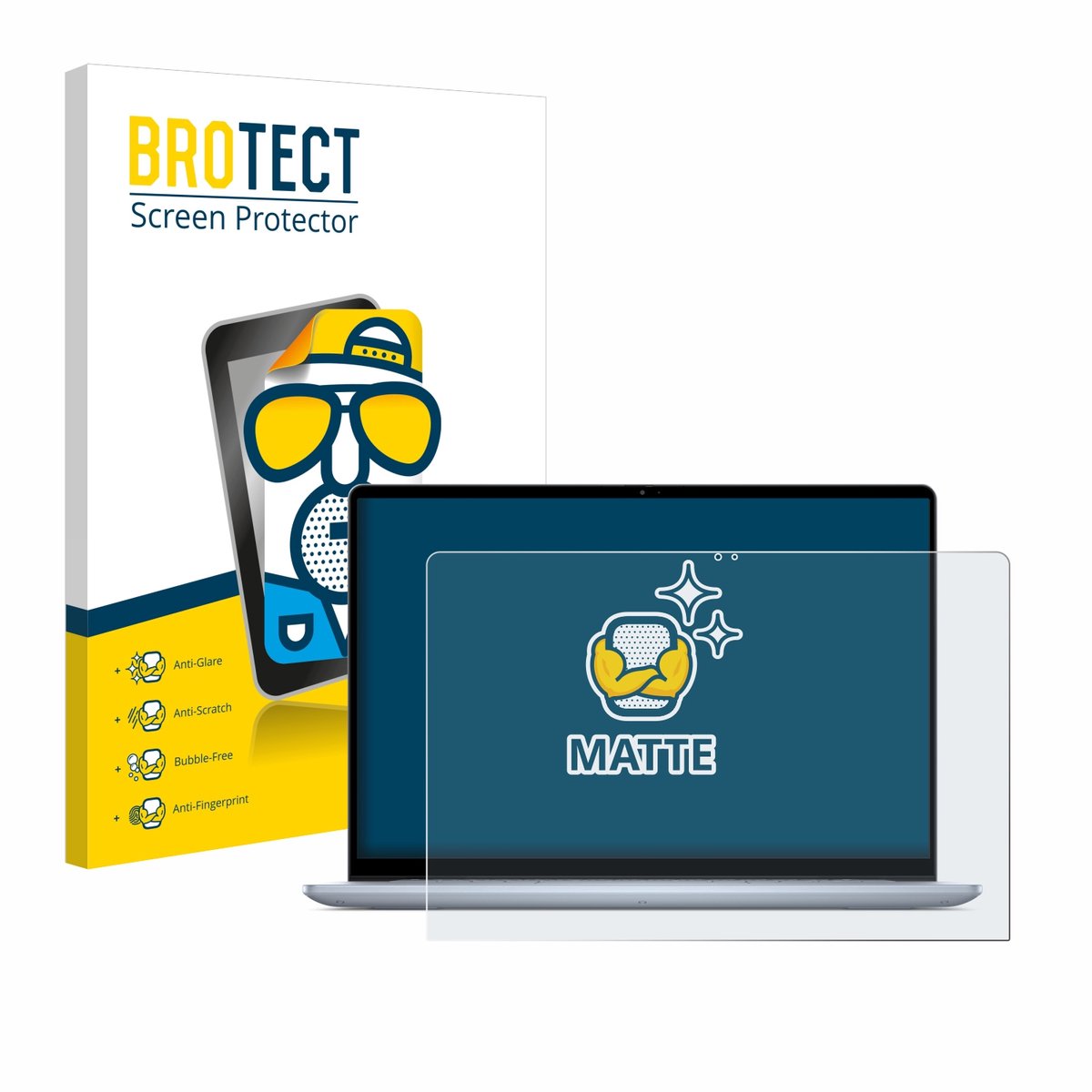 BROTECT - Screenprotector voor Dell Inspiron 16 7640 2-in-1 - Folie Beschermfolie matte