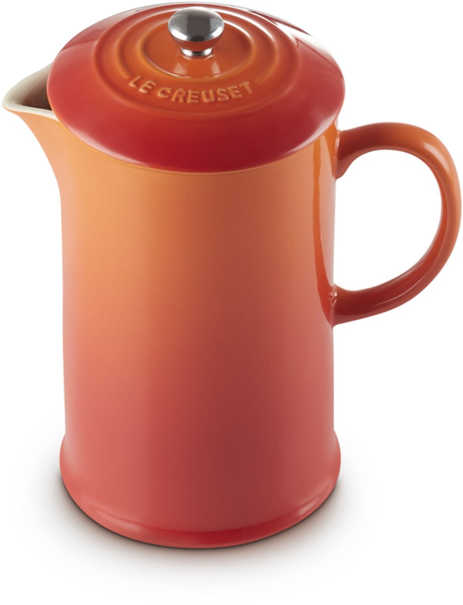 Le Creuset Cafetière 1 Liter in Aardewerk Oranjerood