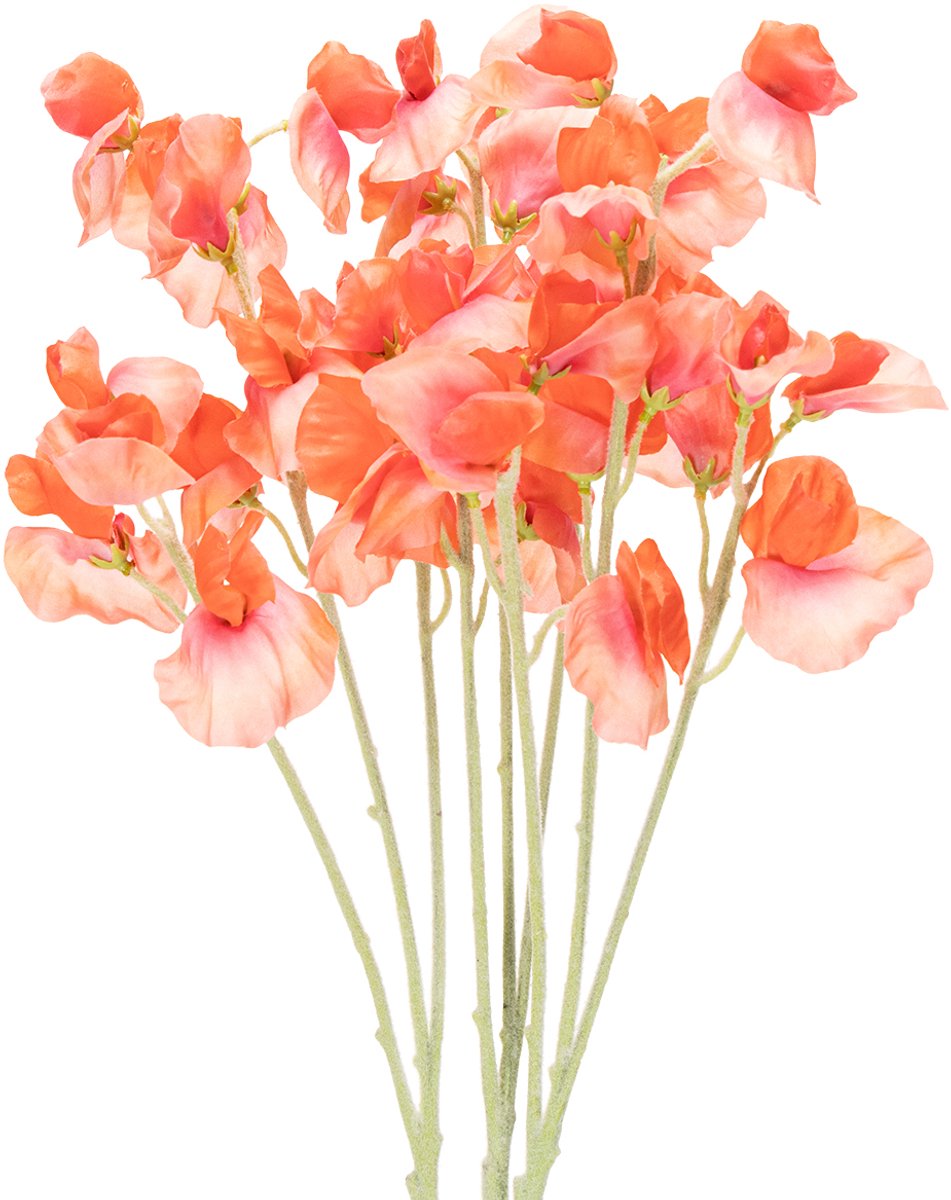 Viana Kunstmatige lathyrus tak, romantische decoratie voor woonkamer of badk roze