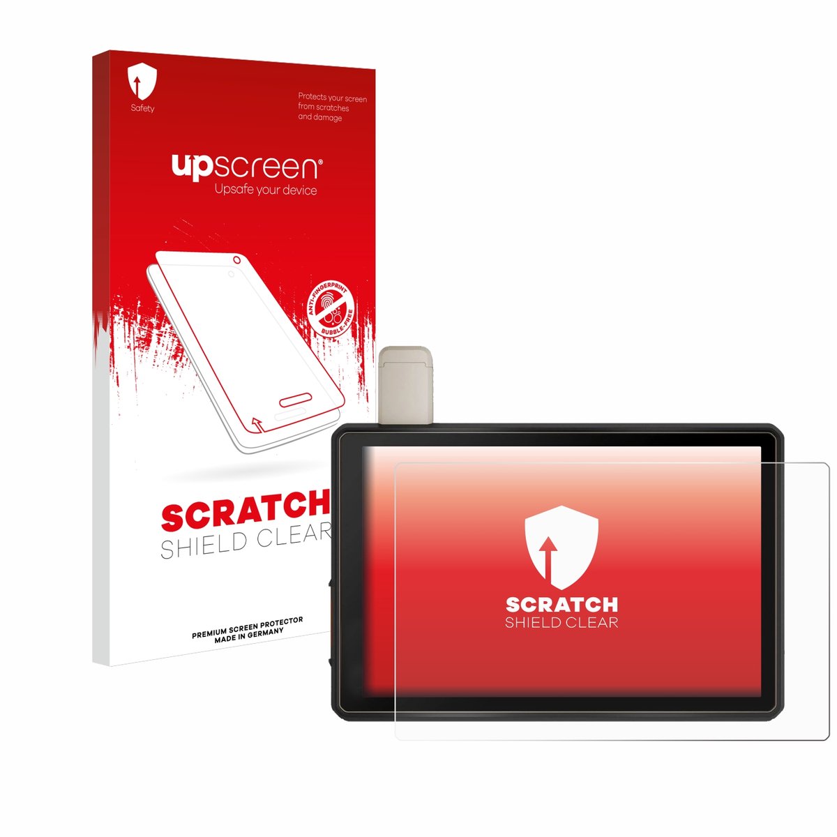 upscreen - Screenprotector voor Garmin Tread Overland Edition 8" - Folie Beschermfolie transparant