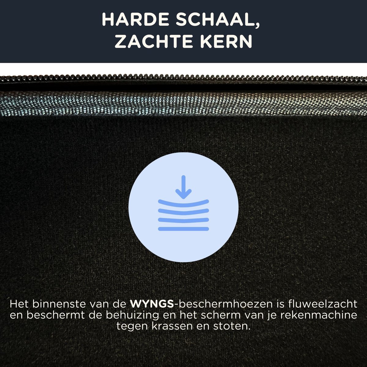 Beschermhoes voor TI-30XIIB rekenmachine - Zwart