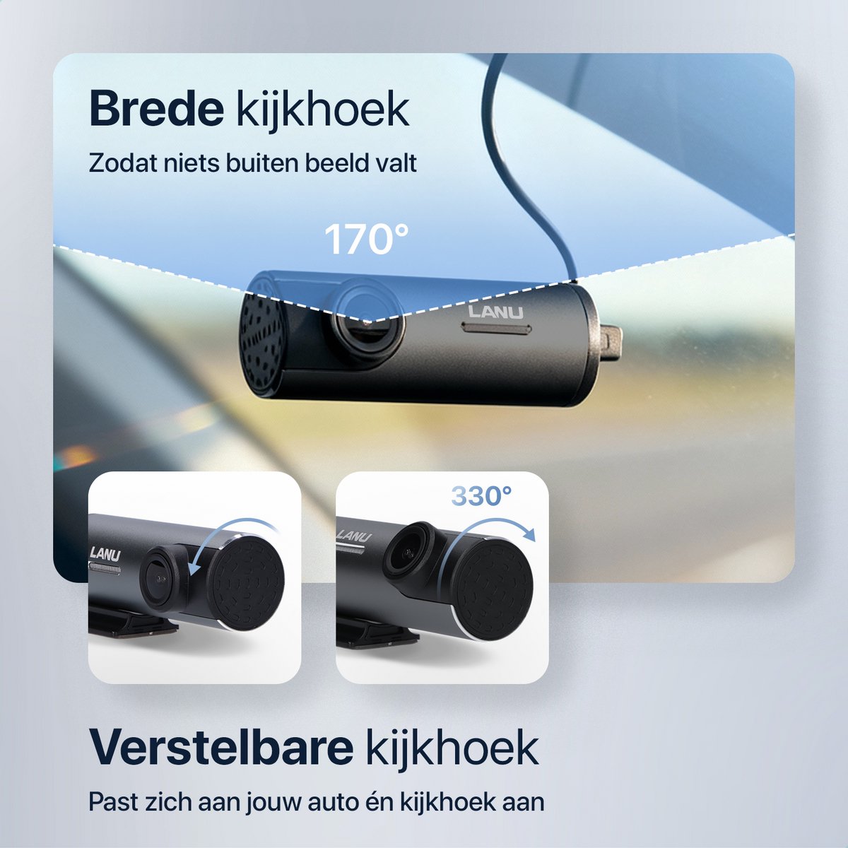 Dashcam Pro WiFi - Full HD - Dashcam voor Auto - Nachtzicht & Botsingdetectie - Mobiele App - Incl. 32GB SD-kaart – foto 4