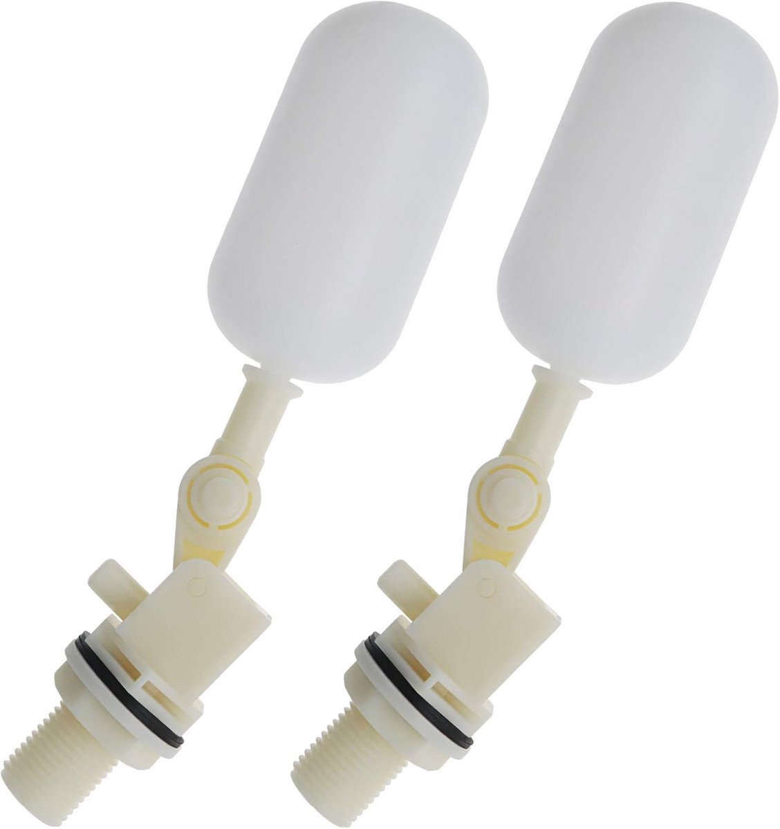 2 Stuks 3/4" 25mm Vlotterkogelkraan Automatische Afsluiter voor Aquarium, Vissenbak, Lucht