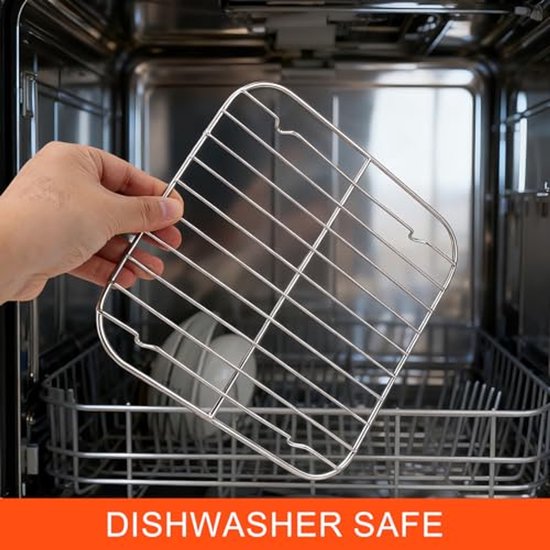 Crisper Rack - Roestvrij Stalen Accessoire voor Ninja Crispi - Geschikt voor 2.5QT en 4QT Glascontainers van Merkloos — afbeelding 3