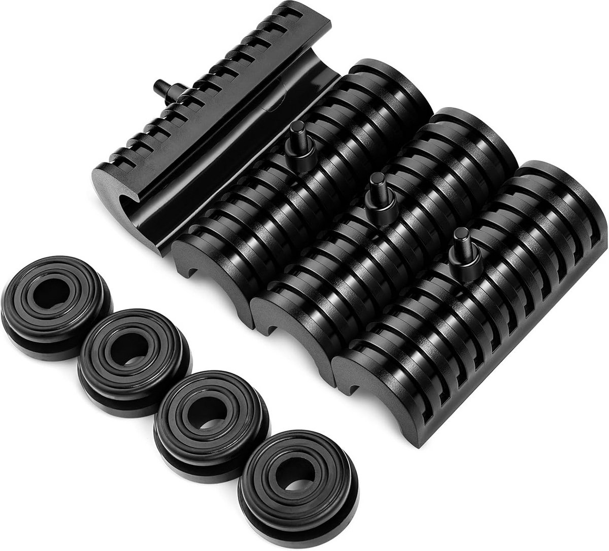 Rubber Mounts Ondersteuning Kussen Hard Zadeltassen voor Harley Touring Road King Glide