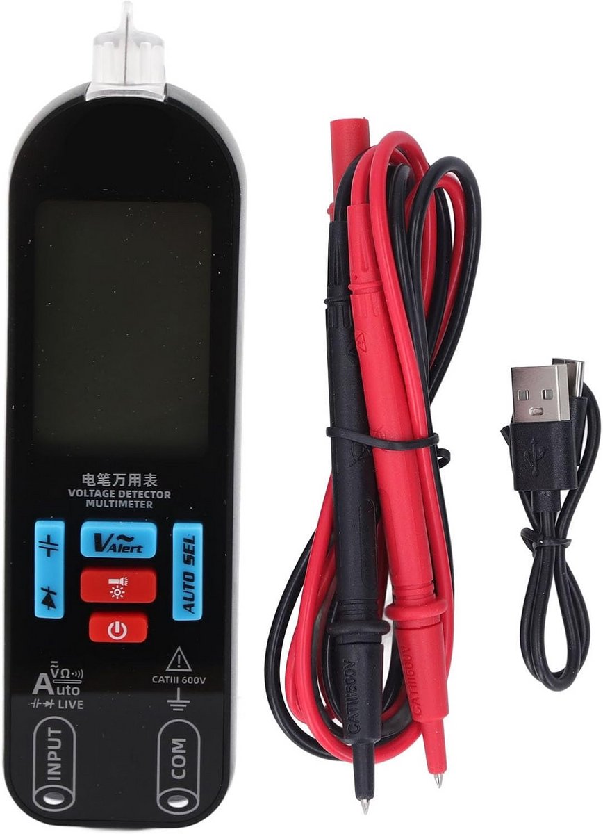 Digitale multimeter automatische bereikkeuze LCD-display